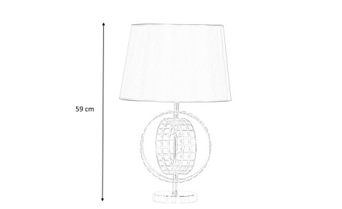 OUTLET Forte AZ-LA-366 Lampa ceramiczna, czerwona OUTLET Forte AZ-LA-366 Lampa ceramiczna, czerwona