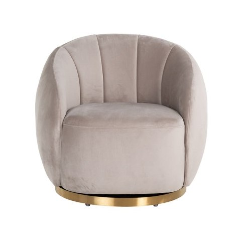 Richmond Interiors RICHMOND fotel obrotowy JAGO beżowy Richmond Interiors RICHMOND fotel obrotowy JAGO beżowy