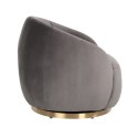 Richmond Interiors RICHMOND fotel obrotowy JAGO szary Richmond Interiors RICHMOND fotel obrotowy JAGO szary