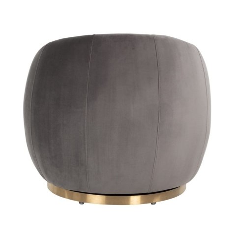 Richmond Interiors RICHMOND fotel obrotowy JAGO szary Richmond Interiors RICHMOND fotel obrotowy JAGO szary