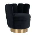 Richmond Interiors RICHMOND fotel obrotowy MAYFAIR czarny Richmond Interiors RICHMOND fotel obrotowy MAYFAIR czarny