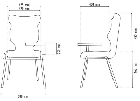 WYPRZEDAŻ Entelo krzesło do biurka STUDENT rozm. 6 czarme - (159 - 188 cm) WYPRZEDAŻ Entelo krzesło do biurka STUDENT rozm. 6 czarme - (159 - 188 cm)