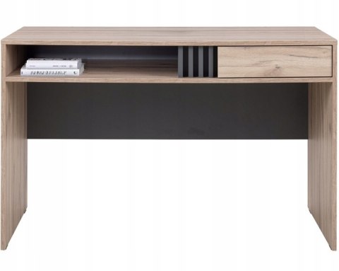 Meblar Allmo AL9 Biurko z szufladą do salonu toaletka Dąb estana Antracyt płyta laminowana do pokoju młodzieżowego dziecięcego Meblar Allmo AL9 Biurko z szufladą do salonu toaletka Dąb estana Antracyt płyta laminowana do pokoju młodzieżowego dziecięcego