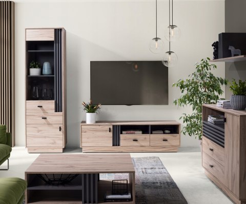 Meblar Allmo AL9 Biurko z szufladą do salonu toaletka Dąb estana Antracyt płyta laminowana do pokoju młodzieżowego dziecięcego Meblar Allmo AL9 Biurko z szufladą do salonu toaletka Dąb estana Antracyt płyta laminowana do pokoju młodzieżowego dziecięcego