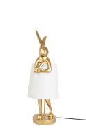 Kare Design KARE lampa stołowa RABBIT 50 cm złota / biała