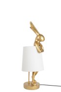 Kare Design KARE lampa stołowa RABBIT 50 cm złota / biała