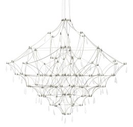 King Home Lampa wisząca CONSTELATION 200 - LED, stal szczotkowana
