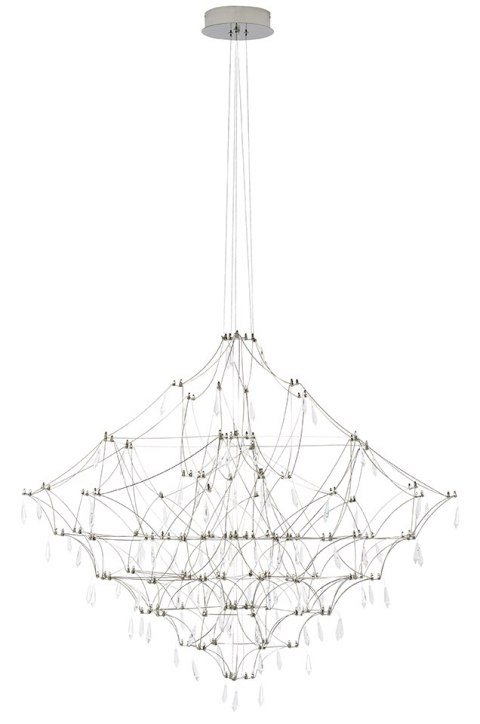 King Home Lampa wisząca CONSTELATION 77 - LED, stal szczotkowana King Home Lampa wisząca CONSTELATION 77 - LED, stal szczotkowana