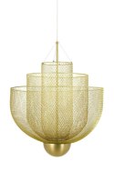 King Home Lampa wisząca ILLUSION L 60 złota - LED, metal
