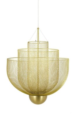 King Home Lampa wisząca ILLUSION L 60 złota - LED, metal