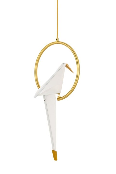 King Home Lampa wisząca LORO 1 CIRCLE złota - LED King Home Lampa wisząca LORO 1 CIRCLE złota - LED