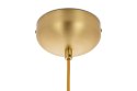 King Home Lampa wisząca LORO 1 CIRCLE złota - LED