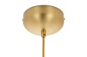 King Home Lampa wisząca LORO 1 CIRCLE złota - LED King Home Lampa wisząca LORO 1 CIRCLE złota - LED