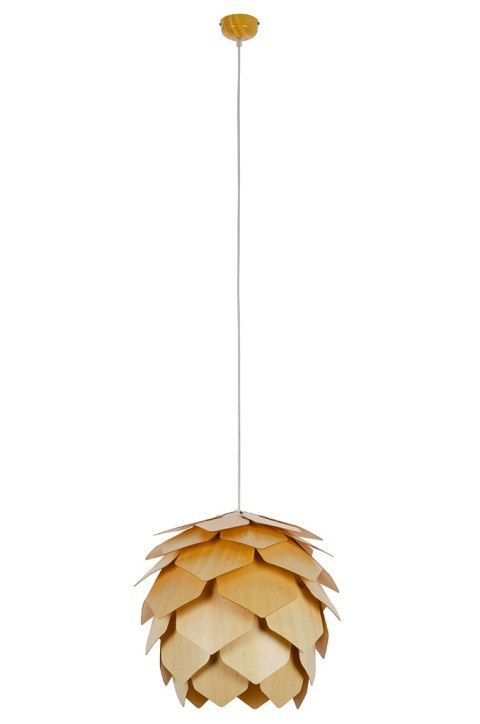 LAMPA WISZĄCA SZYSZKA CONO 43 King Home SKLEJKA KOLOR NATURALNY E27 LAMPA WISZĄCA SZYSZKA CONO 43 King Home SKLEJKA KOLOR NATURALNY E27