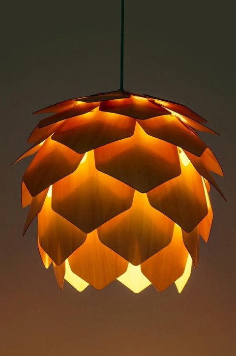 LAMPA WISZĄCA SZYSZKA CONO 43 King Home SKLEJKA KOLOR NATURALNY E27 LAMPA WISZĄCA SZYSZKA CONO 43 King Home SKLEJKA KOLOR NATURALNY E27