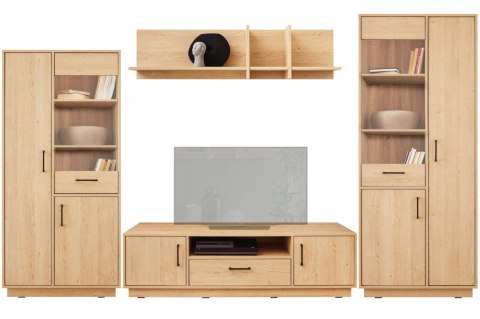 Meblar Półka z przegródkami SANTIAGO System SN10 - Dąb Biszkoptowy Meble młodzieżowe 120 x 25 Meblar Półka z przegródkami SANTIAGO System SN10 - Dąb Biszkoptowy Meble młodzieżowe 120 x 25