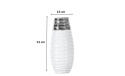 OUTLET Forte AZ-CE-C141 Wazon biało-srebrny OUTLET Forte AZ-CE-C141 Wazon biało-srebrny