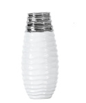 OUTLET Forte AZ-CE-C141 Wazon biało-srebrny OUTLET Forte AZ-CE-C141 Wazon biało-srebrny