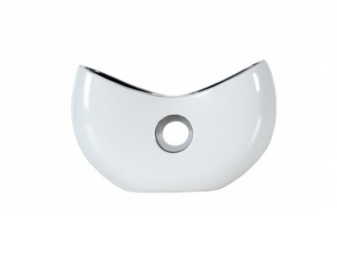 OUTLET Forte AZ-CE-C82 Wazon biało-srebrny OUTLET Forte AZ-CE-C82 Wazon biało-srebrny
