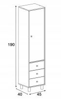 REGAŁ MŁODZIEŻOWY MEBLAR FARO System FR4 L/P - Biały Lux /Dąb Artisan /Szary ZAMKNIĘTY SZUFLADY do salonu dla dziecka nastolatka REGAŁ MŁODZIEŻOWY MEBLAR FARO System FR4 L/P - Biały Lux /Dąb Artisan /Szary ZAMKNIĘTY SZUFLADY do salonu dla dziecka nastolatka