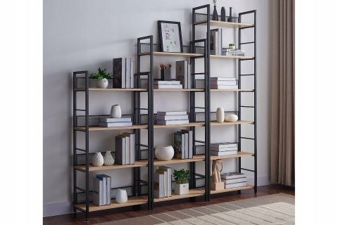 SIGNAL REGAŁ RAW R4 PÓŁKI NA KSIĄŻKI PŁYTA LAMINOWANA DĄB/ STELAŻ METAL CZARNY MAT NA ZABAWKI BIBELOTY SIGNAL REGAŁ RAW R4 PÓŁKI NA KSIĄŻKI PŁYTA LAMINOWANA DĄB/ STELAŻ METAL CZARNY MAT NA ZABAWKI BIBELOTY