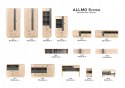 Stolik Ława z półkami do salonu Allmo Meblar AL14 Stolik Ława z półkami do salonu Allmo Meblar AL14