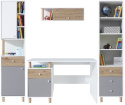 SZAFKA RTV KOMODA NISKA Meblar FARO System FR8 - Biały Lux / Dąb Artisan / Szary SZAFKA RTV KOMODA NISKA Meblar FARO System FR8 - Biały Lux / Dąb Artisan / Szary