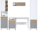 SZAFKA RTV KOMODA NISKA Meblar FARO System FR8 - Biały Lux / Dąb Artisan / Szary SZAFKA RTV KOMODA NISKA Meblar FARO System FR8 - Biały Lux / Dąb Artisan / Szary