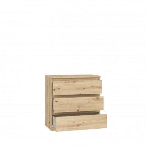 Forte CHELSEA CHLK23-D78 Komoda 3 szuflady Dąb Artisan Forte CHELSEA CHLK23-D78 Komoda 3 szuflady Dąb Artisan