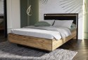 Forte HAYATO Sleeping HYTL1142B-M215 Stelaż łóżka 140x200 z podnoszonym wkładem i oświetleniem Czarny / Świerk alpejski Forte HAYATO Sleeping HYTL1142B-M215 Stelaż łóżka 140x200 z podnoszonym wkładem i oświetleniem Czarny / Świerk alpejski