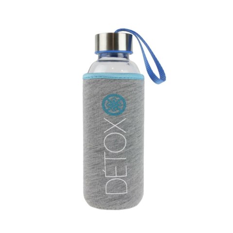 Intesi Butelka z neoprenowym pokrowcem 400ml niebieska Intesi Butelka z neoprenowym pokrowcem 400ml niebieska