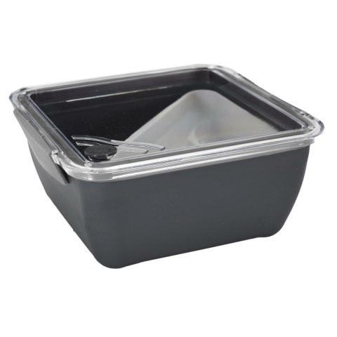 Intesi Lunch box Divided z widelcem 2,6l szary Intesi Lunch box Divided z widelcem 2,6l szary