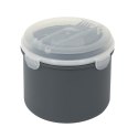 Intesi Lunch box Round 1,4l antracytowy Intesi Lunch box Round 1,4l antracytowy