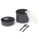 Intesi Lunch box Round 1,4l antracytowy Intesi Lunch box Round 1,4l antracytowy