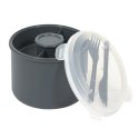 Intesi Lunch box Round 1,4l antracytowy Intesi Lunch box Round 1,4l antracytowy