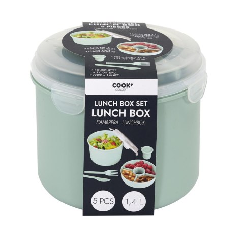 Intesi Lunch box Round 1,4l zielony Intesi Lunch box Round 1,4l zielony