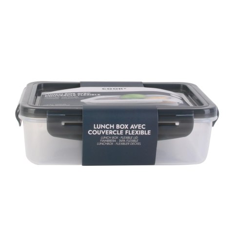 Intesi Lunch box z elastyczną pokrywą szary Intesi Lunch box z elastyczną pokrywą szary