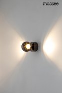 LAMPA ŚCIENNA LED KINKIET EOS CZARNY CHROM Moosee MOOSEE KLOSZ REGULOWANY DOTYKOWA FUNKCJA ŚCIEMNIANIA ORAZ WŁĄCZANIA