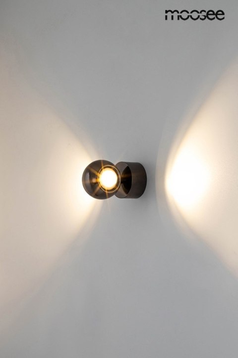 LAMPA ŚCIENNA LED KINKIET EOS CZARNY CHROM Moosee MOOSEE KLOSZ REGULOWANY DOTYKOWA FUNKCJA ŚCIEMNIANIA ORAZ WŁĄCZANIA LAMPA ŚCIENNA LED KINKIET EOS CZARNY CHROM Moosee MOOSEE KLOSZ REGULOWANY DOTYKOWA FUNKCJA ŚCIEMNIANIA ORAZ WŁĄCZANIA