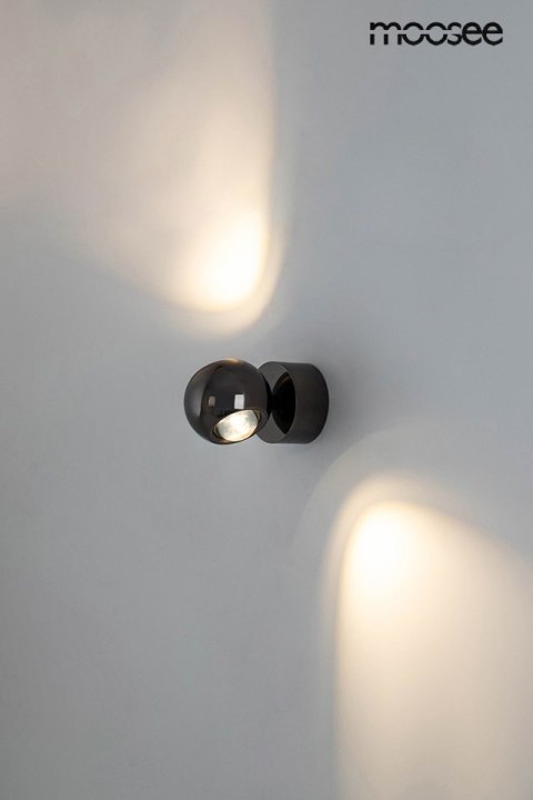 LAMPA ŚCIENNA LED KINKIET EOS CZARNY CHROM Moosee MOOSEE KLOSZ REGULOWANY DOTYKOWA FUNKCJA ŚCIEMNIANIA ORAZ WŁĄCZANIA LAMPA ŚCIENNA LED KINKIET EOS CZARNY CHROM Moosee MOOSEE KLOSZ REGULOWANY DOTYKOWA FUNKCJA ŚCIEMNIANIA ORAZ WŁĄCZANIA