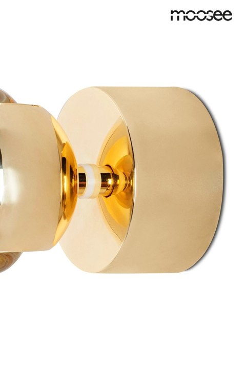 LAMPA ŚCIENNA LED KINKIET EOS ZŁOTA STAL SZKŁO Moosee MOOSEE REGULACJA KLOSZA FUNKCJA ŚCIEMNIANIA LAMPA ŚCIENNA LED KINKIET EOS ZŁOTA STAL SZKŁO Moosee MOOSEE REGULACJA KLOSZA FUNKCJA ŚCIEMNIANIA