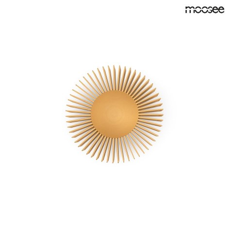 LAMPA ŚCIENNA LED KINKIET SUNNY złota STAL Moosee MOOSEE PRZYPOMINA SŁOŃCE LAMPA ŚCIENNA LED KINKIET SUNNY złota STAL Moosee MOOSEE PRZYPOMINA SŁOŃCE