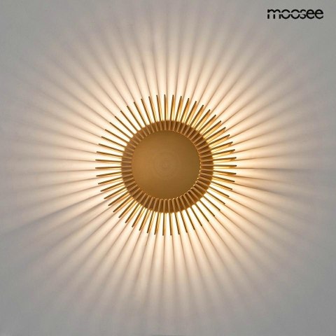 LAMPA ŚCIENNA LED KINKIET SUNNY złota STAL Moosee MOOSEE PRZYPOMINA SŁOŃCE LAMPA ŚCIENNA LED KINKIET SUNNY złota STAL Moosee MOOSEE PRZYPOMINA SŁOŃCE