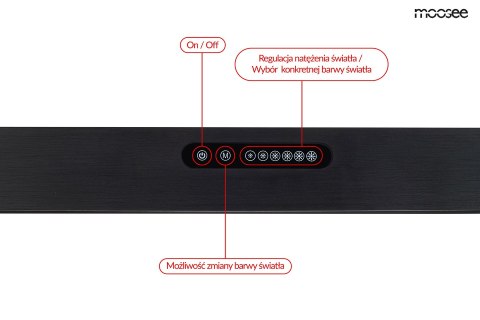 LAMPA WISZĄCA LED LINER CZARNA Moosee MOOSEE WBUDOWANY PANEL DOTYKOWY - REGULACJA NATĘŻENIA BARWY ŚWIATŁA WŁĄCZANIE I WYŁĄCZANIE LAMPA WISZĄCA LED LINER CZARNA Moosee MOOSEE WBUDOWANY PANEL DOTYKOWY - REGULACJA NATĘŻENIA BARWY ŚWIATŁA WŁĄCZANIE I WYŁĄCZANIE