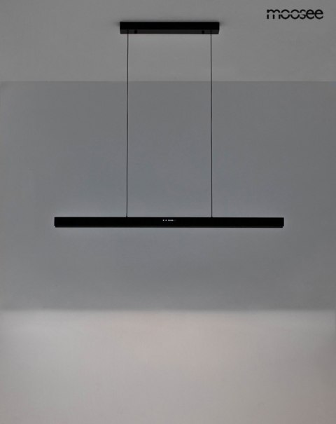 LAMPA WISZĄCA LED LINER CZARNA Moosee MOOSEE WBUDOWANY PANEL DOTYKOWY - REGULACJA NATĘŻENIA BARWY ŚWIATŁA WŁĄCZANIE I WYŁĄCZANIE LAMPA WISZĄCA LED LINER CZARNA Moosee MOOSEE WBUDOWANY PANEL DOTYKOWY - REGULACJA NATĘŻENIA BARWY ŚWIATŁA WŁĄCZANIE I WYŁĄCZANIE