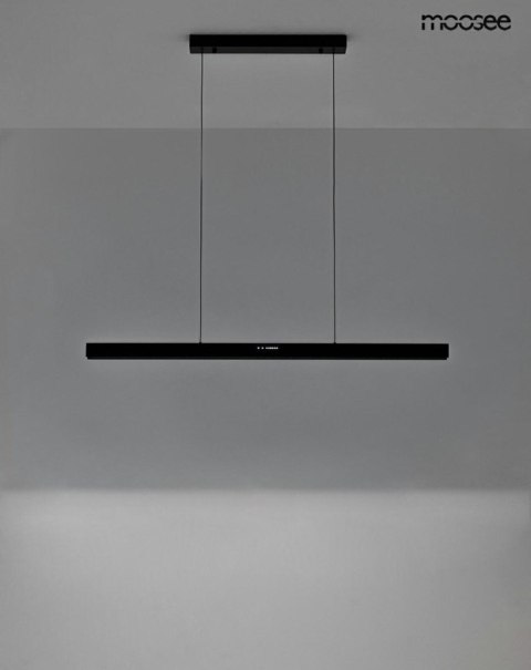 LAMPA WISZĄCA LED LINER CZARNA Moosee MOOSEE WBUDOWANY PANEL DOTYKOWY - REGULACJA NATĘŻENIA BARWY ŚWIATŁA WŁĄCZANIE I WYŁĄCZANIE LAMPA WISZĄCA LED LINER CZARNA Moosee MOOSEE WBUDOWANY PANEL DOTYKOWY - REGULACJA NATĘŻENIA BARWY ŚWIATŁA WŁĄCZANIE I WYŁĄCZANIE