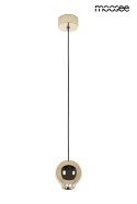 LAMPA WISZĄCA OJO LED ZŁOTA Moosee MOOSEE STAL SZKŁO REGULACJA STRUMIENIA ŚWIATŁA LAMPA WISZĄCA OJO LED ZŁOTA Moosee MOOSEE STAL SZKŁO REGULACJA STRUMIENIA ŚWIATŁA