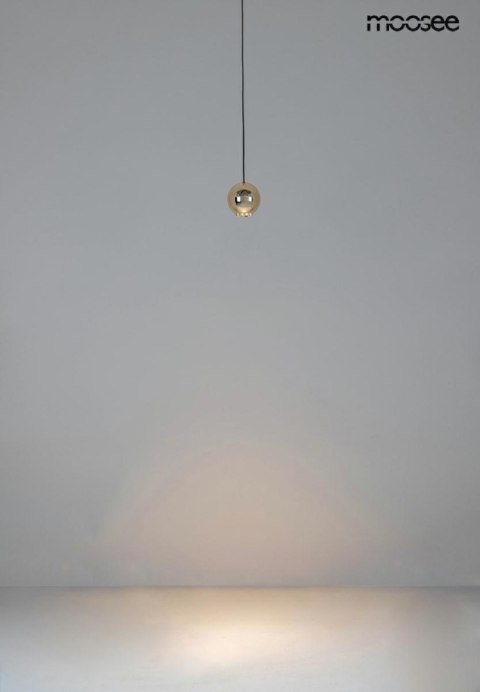 LAMPA WISZĄCA OJO LED ZŁOTA Moosee MOOSEE STAL SZKŁO REGULACJA STRUMIENIA ŚWIATŁA LAMPA WISZĄCA OJO LED ZŁOTA Moosee MOOSEE STAL SZKŁO REGULACJA STRUMIENIA ŚWIATŁA