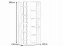REGAŁ DĄB WOTAN / ANTRACYT PŁYTA LAMINOWANA 165X80 COMBO SIGNAL NA KSIĄŻKI ZABAWKI BIBELOTY DO SALONU DO POKOJU MŁODZIEŻOWEGO REGAŁ DĄB WOTAN / ANTRACYT PŁYTA LAMINOWANA 165X80 COMBO SIGNAL NA KSIĄŻKI ZABAWKI BIBELOTY DO SALONU DO POKOJU MŁODZIEŻOWEGO