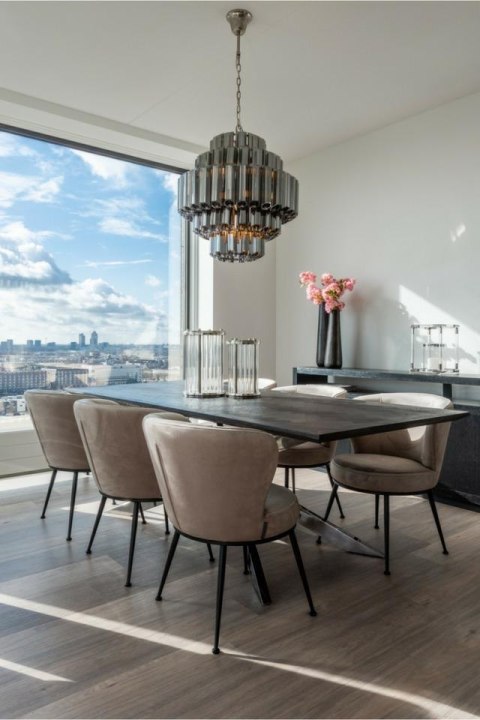 Richmond Interiors RICHMOND świecznik EMERAY srebrny Richmond Interiors RICHMOND świecznik EMERAY srebrny